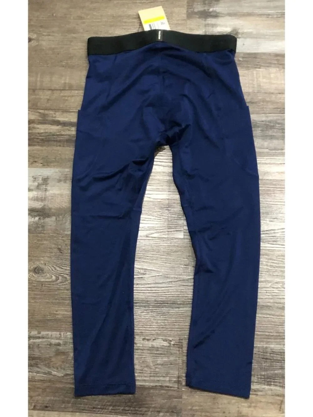 Nike Pro Mens Small Blue Dri-FIT 3/4 length Fitness Tight Leggings New w Tags